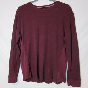 Vince Sweater Pima Cotton Burgundy Long Sleeve Shirt Crew Neck Men's XXL